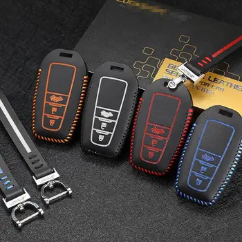Cheie auto Geanta din piele cheie acoperire Pentru Toyota Camry 2018-2020 Auto key caz portofel titular 3 buton brelocuri accesorii auto