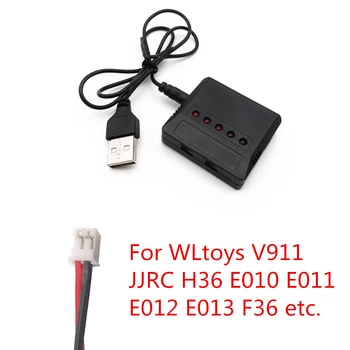 3.7 v Lipo Baterie 5 in 1 Incarcator USB pentru E010 H31 Hubsan X4 Syma X5SW X5C X5HW X5UW/IUD RC Quadcopter W/ RC LED-uri Indicat