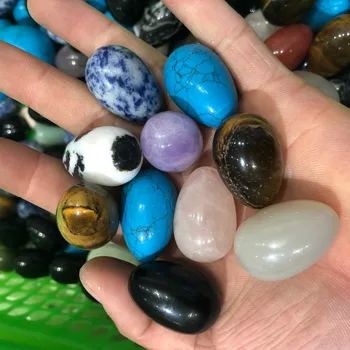 100g Rolling stone ouă și bucăți de amestecat piatră prețioasă amestecat gem cristal mineral pentru vindecarea chakra cristale si pietre semipretioase