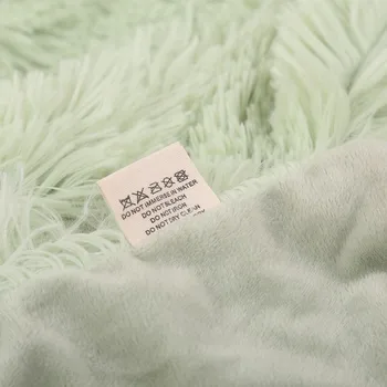 New Sosire Pat Canapea Arunca Pătură Multi-color Super Moale Lung Shaggy lenjerie de Pat Cald Foaie Cadou de Crăciun Cuvertură de pat