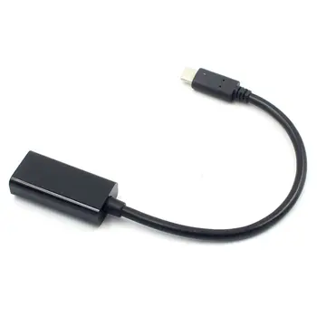 Top Oferte USB-C pentru Adaptor HDMI 4K 30Hz Tip C 3.1 sex Masculin la HDMI de sex Feminin Cablu Adaptor Convertor pentru Noul MacBook
