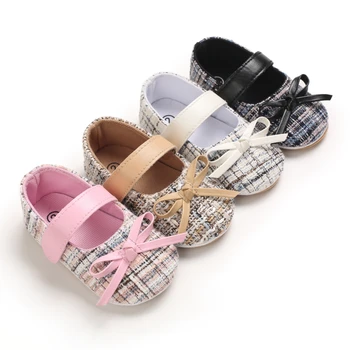2021 Bowknot Copii Fete Pantofi De Copil Nou-Născut Prințesă Pantofi De Primăvară Prima Pietoni Fetiță Frumoasă Petrecere De Ziua De Pantofi