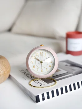 Nordic Tăcut Ceas de Masa Creative Minimalist Deskroom Camera de zi Clasica de Birou pentru Copii Camere Horloge Relojes Decor Acasă ED50ZZ