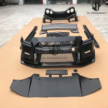 Auto-styling de Înaltă Calitate din Fibră de Carbon FRP kit de caroserie din fibra de sticla se Potrivesc Pentru Nissan R35 GTR NISMO Stil a 2-a Generație Auto Body Kit