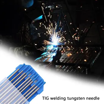 10buc/Cutie WL20 Culoare Albastru 1.0*150 Toriu Electrozi Wolfram Cap de Tungsten Ac/tijă Pentru Aparat de Sudura