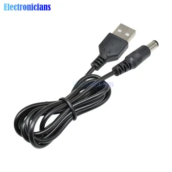 USB 2.0 pentru DC 5.5 mm X2.1mm 5.5X2.1 0,8 M USB la linia de alimentare Cablu MCU alimentare