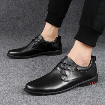 Pantofi oxford pentru barbati din piele pantofi pentru bărbați clasic de rochie de mireasa de lux de afaceri formale pantofi pentru bărbați elegant sapato masculino 4