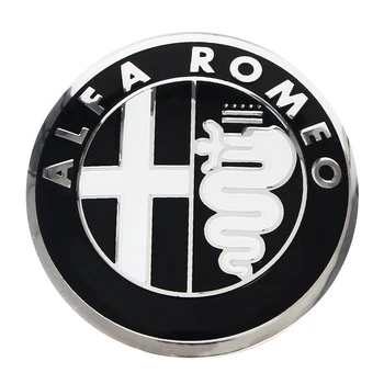 4buc de Roți Auto Center Hub Caps Emblema Autocolante Pentru alfa romeo 159 147 156 alfa romeo Giulia Stelvio