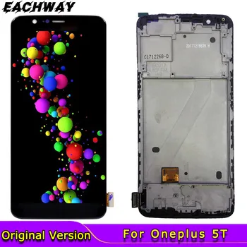Ecran Pentru Oneplus 5T Ecran LCD Panou de Ecran Tactil Digitizer Înlocuirea Ansamblului Ecran LCD pentru Oneplus 5T A5010 Telefon Mobil