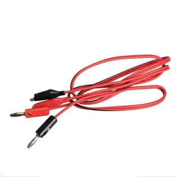1 Pereche Electrice Clema Aligator de Testare Cablu Duce Clip la Banana Plug pentru Multimetru Cablu Conduce Sonda de Test de Accesorii