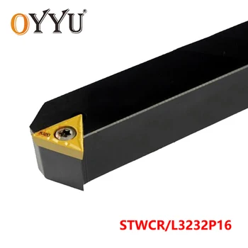 OYYU 32mm STWCR STWCR3232P16 Tăiere Arbor Cabride Insertii de Cotitură Externe Toolholder STWCL3232P16 Strung Shank Cutter CNC