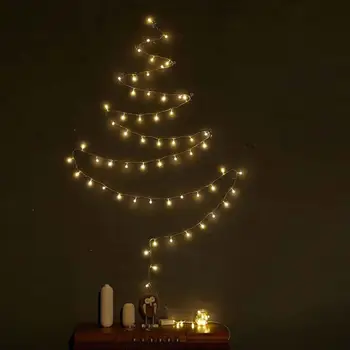 Sclipici Ornamente de Sărbătoare Lumini LED Crăciun Fericit și Luminos de Crăciun Pomul de Crăciun Decor Decor de Perete Autocolante