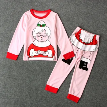 Babzapleume Copilul Tinutele de Crăciun Pentru copiii de Desene animate Drăguț tricou+Pantaloni fetite Haine Copii Haine Set BC1713