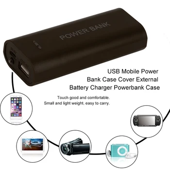 5600mAh 2X 18650 USB Power Bank Baterie Caz DIY Cutie Pentru iPhone Pentru Telefonul Inteligent MP3 Electronice Mobile de Încărcare