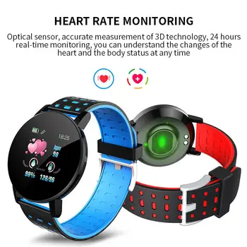 2021 Bluetooth Ceas Sport Barbati Femei Tensiunii Arteriale Impermeabil Rotund Memento Apel de la Distanță Ceas Fitness Tracker Pentru Android IOS