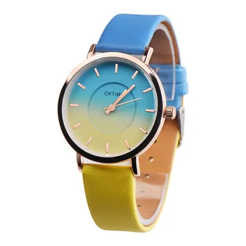 Femei Ceasuri din piele de Moda Rainbow Design Feminin Ceas Relogio Feminino Doamnelor Ceas Pentru Doamna Reloj Mujer 2021 Ceas A4