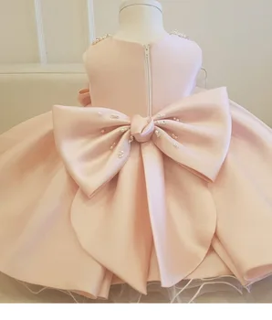 2020 nou copil rochie de bal rochie de printesa fete albe de mireasa ziua de nastere fata rochie de flori copilul tutu rochie roz