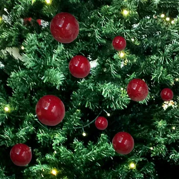 Manual DIY de Crăciun Mingea Boabe de Simulare de Fructe de Cireșe Mici Fructe Roșii Bujor Fructe Accesorii de Craciun