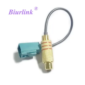 Biurlink RCA Adaptor Fakra pentru MERCEDES RCA Video Bla-punkt NX Comand Camera de mers inapoi Aur Plug