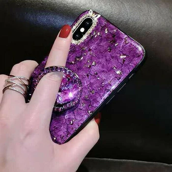 Femei de Moda Bling Diamant pe Deget Inel de Prindere Suportul de Montare a Suportului Pentru iPhone/Samsung/Huawei Universal Suport de telefon