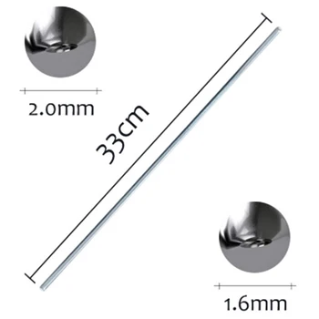 10PC 1.6/2mm*500/330mm Temperatură Scăzută Sarma de Sudura din Aluminiu, Electrozi de Sudura cu Flux Core Aluminiu Electrod (fără Flux) Multi-tool