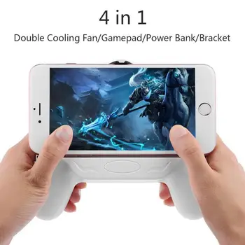 VODOOL Universal 4 in 1 Telefon Mobil Jocuri de noroc Dublu de Răcire Ventilator Radiator Controller Ocupa Gamepad Clip Suport Pentru iPhone Xiaomi