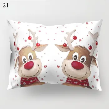 Față de pernă Pillowslip Decorative Drăguț de Crăciun Decor Perne, Huse de Pernă Acoperă 30*50cm crăciun Moș Crăciun Elan