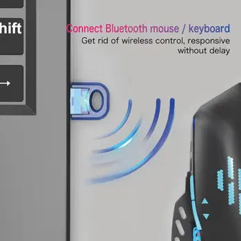 Noul Bluetooth 5.0 Transmițător Receptor 3.5 mm Aux Jack Stereo de Muzică Audio Adaptor Wireless pentru TV, PC Car Kit-ul cu Butonul de Control