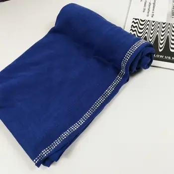 D9 Înaltă calitate diamant jersey eșarfă de bumbac simplu elasticitatea șaluri maxi hijab lung folie cap eșarfe lungi/esarfa 10buc
