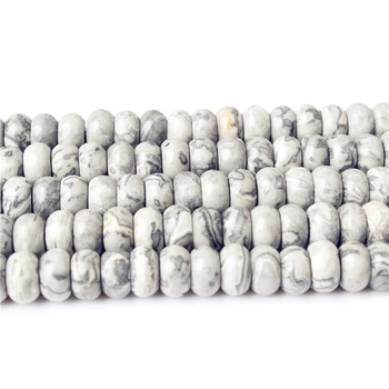 Linxiang Moda bijuterii 4x6 ~ 5x8mm naturale bijuterie interval perla hartă piatra de pin perla DIY femei Brățară Colier Cercei