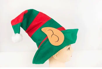 Amuzant Pălării de Partid de Crăciun Pălării Lungi cu Dungi Simțit Pluș Elf Pălărie Temă de Vacanță Pălării de Crăciun Accesoriu de Petrecere pentru copii Copii