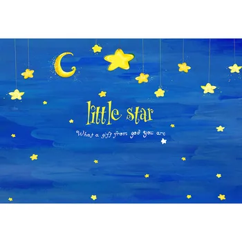 MEHOFOTO Twinkle Twinkle Little Star Fotografie Fundal Albastru Vis Petrecere de Aniversare pentru Fotografie Copil de Dus Dulce masa Decor de Masă