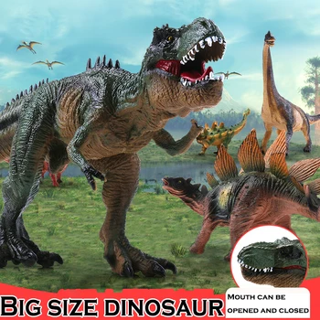 Plastic Jurassic Indominus Rex Cifrele De Acțiune Deschide Gura Dinozaurului Lumea Animalelor Model De Copil Jucărie Cadou Jucarii Pentru Copii Cadouri