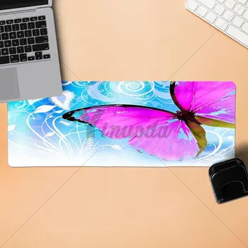 Yinuoda Design Simplu Fluture Floare gamer covoare de joc Mousepad Dimensiunea pentru 180*220 200*250 250*290 300*900 și 400*900*2 mm