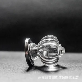 10buc 33mm Diamant Rotund Sticla Cristal Butoane Dulap Trage Colorat Butoane Sertar Cabinet Mânere Mobilier Mâner Coroana mâner