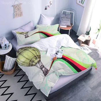 Stil Nordic Mângâietor Tipărite Seturi de lenjerie de Ziua Îndrăgostiților Cuplu Carpetă Acopere Personalizate Multi-dimensiune Dormitor Capac de Acoperire Pat