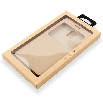 150pcs en-Gros Personalizate cu Amănuntul Hârtie de ambalaj cutie pentru iphone 6 flip cover pentru xiaomi redmi note 3 pro caz de telefon KJ-600