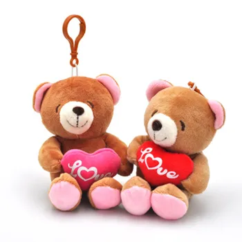 10CM Te Iubesc Ursuleț de Pluș Jucărie de Pluș care Deține DRAGOSTE Inima Moale Cadou pentru Ziua Îndrăgostiților Ziua Fetelor Brinquedos Breloc