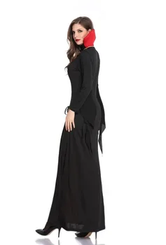 Costume Petrecere de Halloween Vrăjitoare Rol Feminin Fantoma Vampir Înfricoșător Mantie Rău Stadiul Adult Costume Cosplay Lung Rochie Fancy