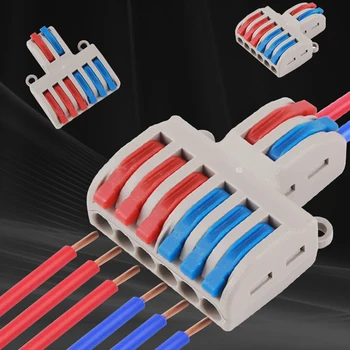 SPL-42/62 Universal DIY Cabluri Cablu Conector Push-in Conductor Mini Repede Sârmă Conector Bloc Terminal de Repede Conectori