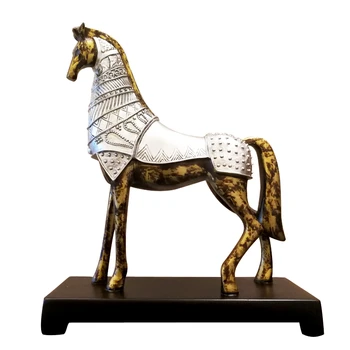 American Rășină cal Figurine Living, Ornament Mobilier Acasă Decorare Meserii de Birou Accesorii de Cafea Cadou de Nunta