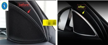Yimaautotrims Auto Accesorii Interioare Fereastra Pilonul Un Difuzor Stereo Acoperi Trim Fit Pentru Mercedes Benz E-CLASS W213 2016 - 2020 ABS