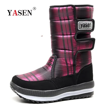 2019 cizme de iarna pentru femei pantofi de iarna pentru femei de pluș gros de zăpadă cizme cu platforma din piele botas mujer doamnelor cizme pentru iarna