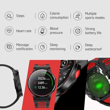 LIGE 2020 Nou Complet tactil Inteligent Ceas Barbati Sport Femei ceasuri inteligente IP68 rezistent la apa Monitor de Ritm Cardiac Tracker de Fitness Smartwatch