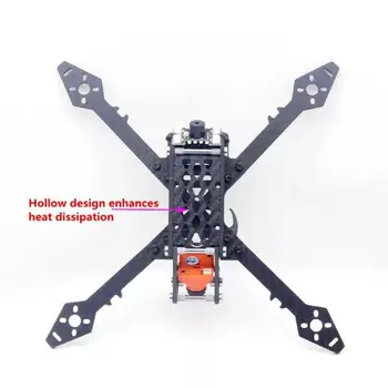 HSKRC Freestyle 250 248mm Fibra de Carbon Adevărat X RC Drone FPV Racing Kit Cadru 118g