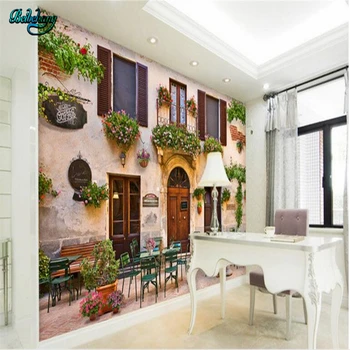 Beibehang Personalizat tapet non-țesute murală în stil European, 3D cafe lounge cu TV, canapea de fundal de perete