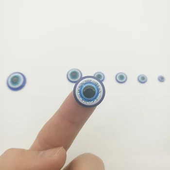 6-18mm 233pcs Rotunde Plate Albastre Stralucind Ochii Ochii de Plastic pentru Papusi de a Face Jucării de Pluș Urs Păpuși Ochii Amigurumi Papusa Accesorii