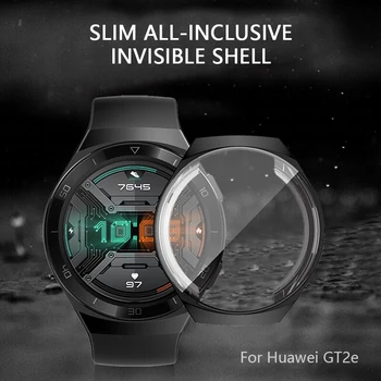 Caz Pentru Huawei Watch GT 2e GT2e bara Protector HD Complet de Acoperire Ecran de Protecție Caz Pentru a Viziona GT 2 E 2E Siguranță Shellcase