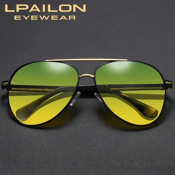Bărbați de Zi Și de Noapte ochelari de Soare Polarizat în aer liber, Moda Viziune de Noapte de Conducere Ochelari de Soare Ochelari de Lux Clasic Design de Brand