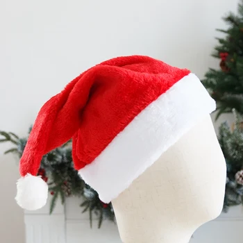 În 2020, anul Nou, Crăciun Pălărie Partid Santa Capac Rosu Capac Pălărie de Crăciun Pentru Costum de Moș Crăciun de Decorare pentru Copil